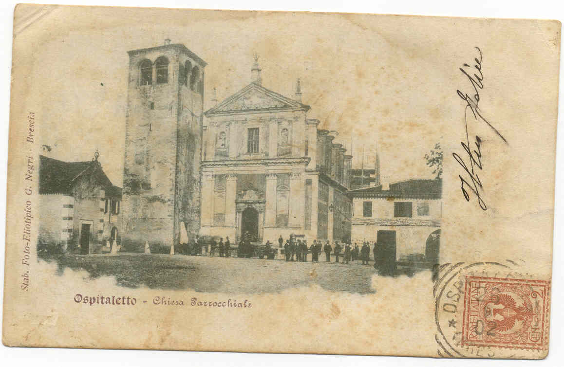 Chiesa Parrocchiale di Ospitaletto con vecchia torre medievale